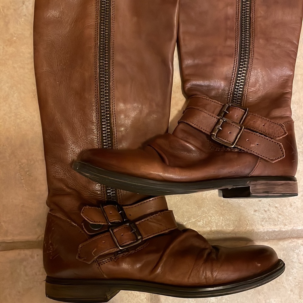 Brown Steve Madden Riding Boot - Picture 9 of 11